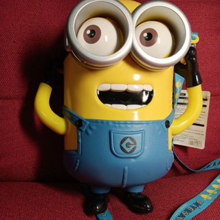 日本環球影城 minions 小小兵爆米花桶 收納盒 擺飾 公仔收藏品 典藏品