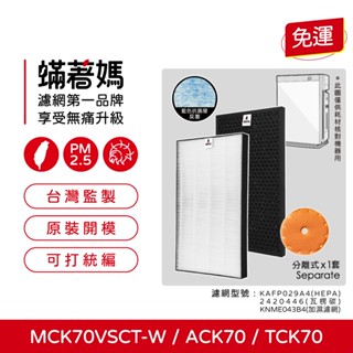 適用 大金 DAIKIN ACK70N MCK70 MCK70VSCT-W TCK70N TCK70P空氣清淨機 濾網