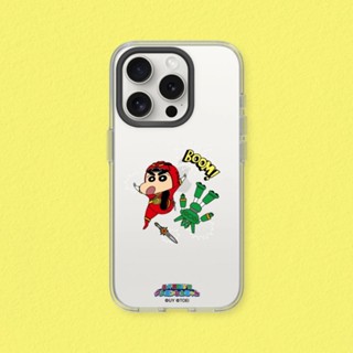 犀牛盾 適用iPhone Clear透明防摔手機殼∣蠟筆小新Ｘ超級戰隊系列/小新與康達姆機器人