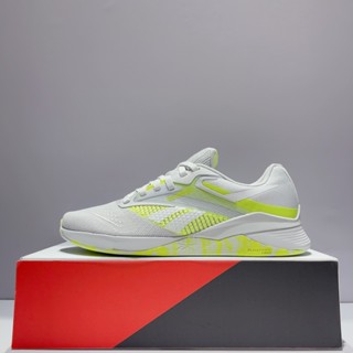 Reebok Nano X4 男女款 訓練鞋 多功能 運動 健身 重訓 支撐 透氣 緩震 膠底 灰黃 100204675