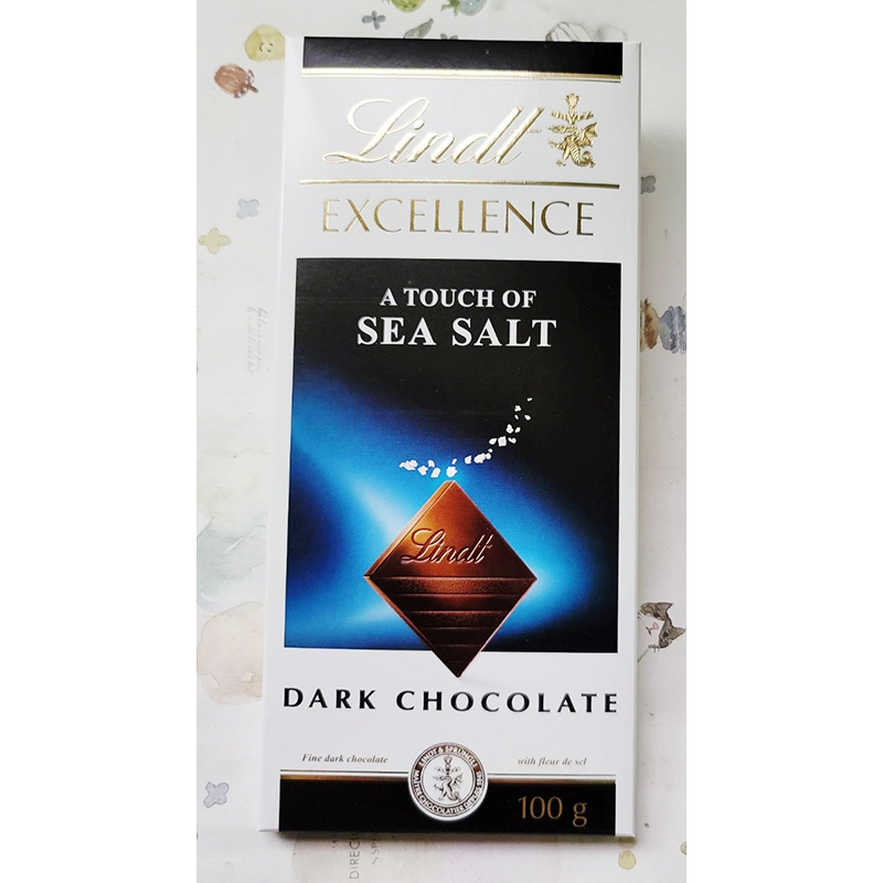 《瑞士蓮 Lindt》極醇系列海鹽口味黑巧克力100g即期品(效期2025/02/26) 市價145元特價69元