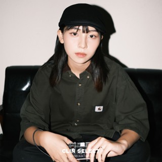 西林 CLIN｜古著｜ Carhartt 燈芯絨領短袖襯衫（多款可選） 古著 春夏 素色 二手 卡哈特
