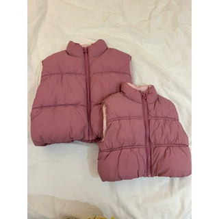 Zara Cropped puffer gilet 短版保暖背心 童裝