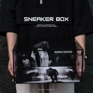 【Sneaker】Kobe Bryant 黑曼巴紀念球鞋收納盒 NBA鞋盒 置物箱 防氧化球鞋 收納盒 展示盒 收納櫃