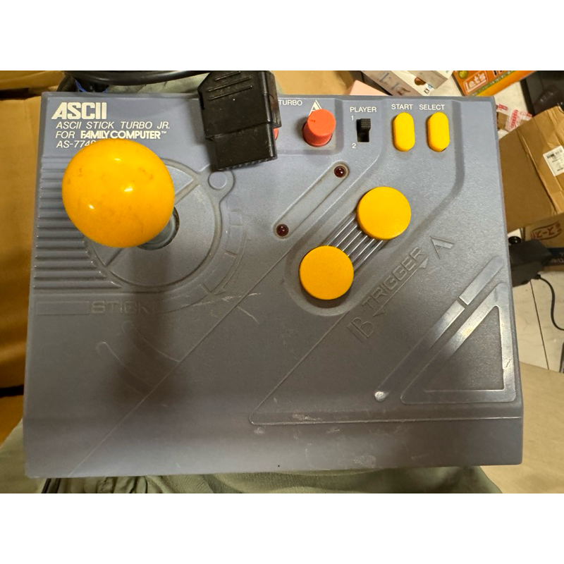 台灣製 ASCII 任天堂 紅白機 FC NES 搖桿 AS-7749-FC 連發 turbo