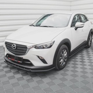 馬自達 DK Mazda CX-3 前下 後下 側裙 鴨尾 下巴 尾翼 Maxton Design 【YGAUTO】