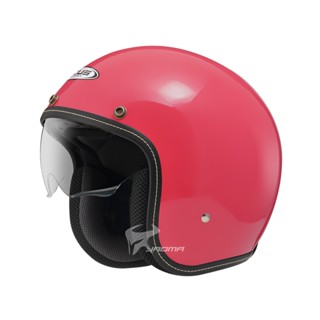 【ZEUS】贈鏡片 安全帽 ZS-388A 紅 素色 內鏡 超輕量 內襯可拆 插扣 內建墨鏡 388A｜耀瑪騎士