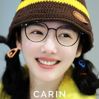 CARIN 光學眼鏡 AIR P C1 (CF2A11 C1) 不規則多邊圓框 眼鏡框 - 金橘眼鏡