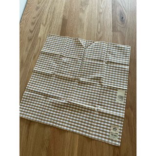 全新 Muji無印良品 襯衫布手帕 米格紋