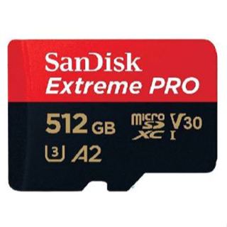 SanDisk ExtremePRO microSDXC 200MB/s 4K U3 A2 V30 512GB記憶卡