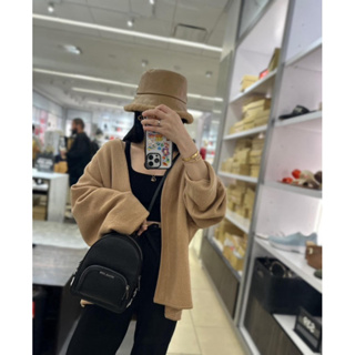 🖤 Fannina Fashion Store MICHAEL KORS MK 黑色皮革後背包