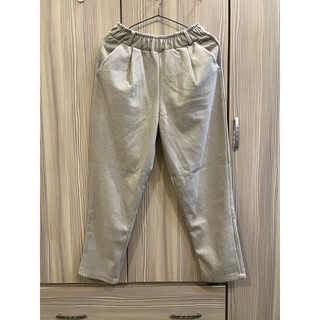 epabis 杏色鬆緊長褲 女生長褲 香港製 Women’s Pants