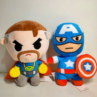 全新現貨🎀Marvel漫威正版 美國隊長 奇異博士 Q版絨毛娃娃 模擬人物公仔 絨毛玩偶 抱枕 兒童玩具 絨毛公仔