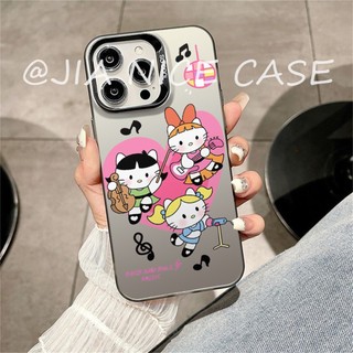 小女警Kitty貓 蘋果 iPhone 17 15 11 12 13 14 Pro max手機殼 防摔殼 i16plus