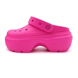 Crocs 卡駱馳 熱辣粉色 雪屋 休閒 懶人鞋 女款 B5514【新竹皇家209347-6TW】