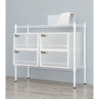 【優質生活網】90x30x75cm 輕型二層烤漆波浪架 /收納架/置物架/層架