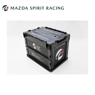 【PP保勁國際】日本原裝 MAZDA SPIRIT RACING 收納大容量 汽車車後收納箱 車用摺疊收納箱 置物箱
