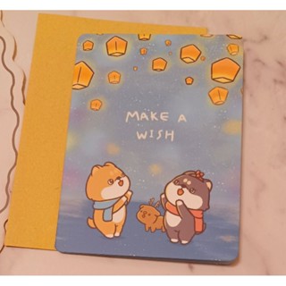全新正版現貨 藝舍 放天燈系列 萬用卡片嗨小強卡片(MAKE A WISH) 22706 臺灣製 祝福卡