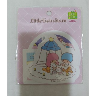 全新未拆封-漫遊台灣-雙星仙子雙子星Little twin stars行李箱貼紙1組共5張-台灣製造