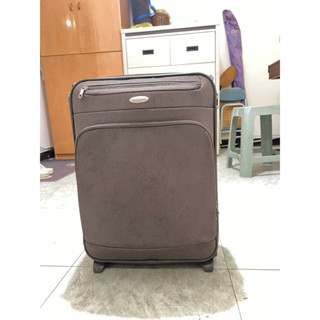 Samsonite 20吋 咖啡色商務登機箱/行李箱/旅行箱 / 2輪 二手