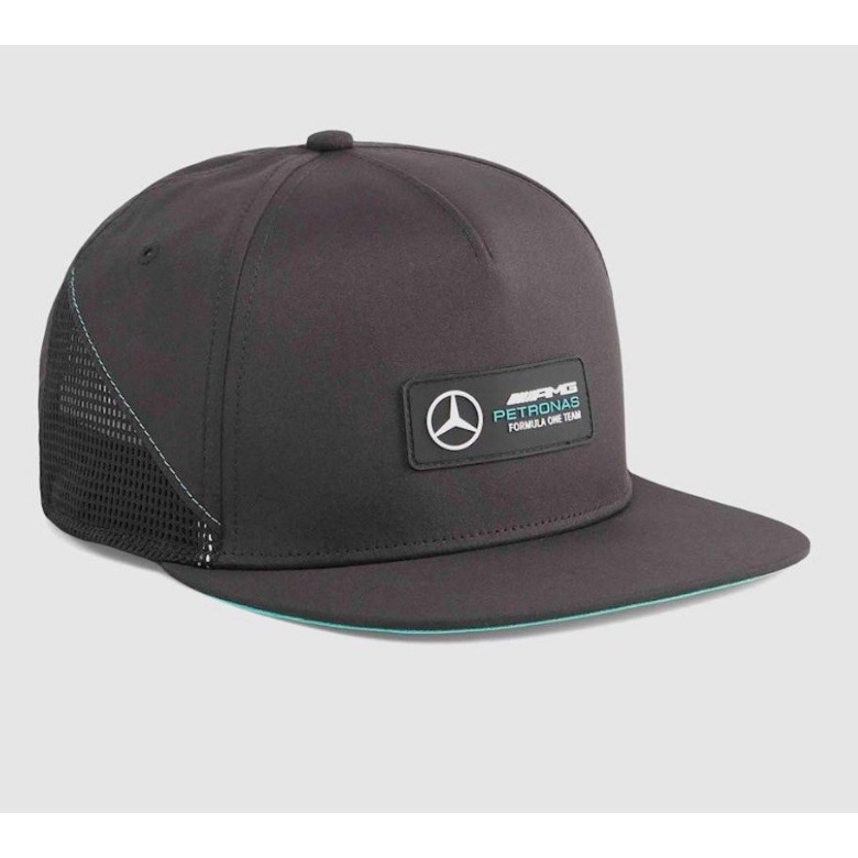 [One size]Puma MAPF1 Flatbrim Cap F1 Mercedes 漢米爾頓 平沿帽 賓士 雙子