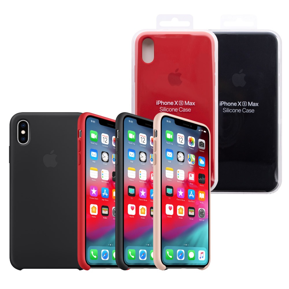 Apple 蘋果原廠官方 iPhone Xs Max 矽膠保護殼【盒裝】
