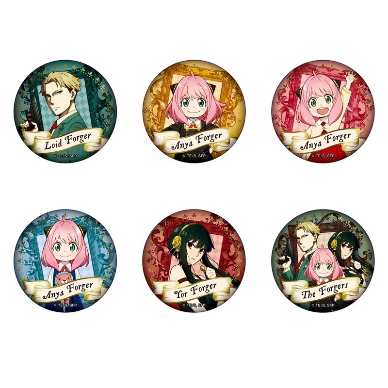 【漫漫時光☆】間諜家家酒 6款角色徽章 安妮亞 洛伊德 約兒 黃昏 睡美人 彭德（台灣出貨）