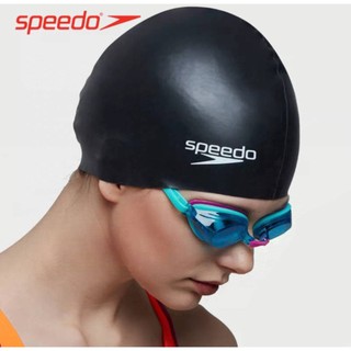 Speedo矽膠泳帽男女成人大人小孩兒童青少年矽膠泳帽