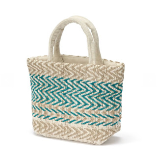 現貨✨《MUJI 無印良品》迷你手提包 印度手工編織包｜日本限定 提袋 南國風