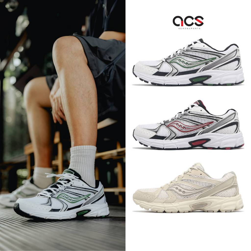 Saucony 復古休閒鞋 Ride Millennium 男鞋 女鞋 金屬銀 綠 紅 米白 任選 Y2K [ACS]