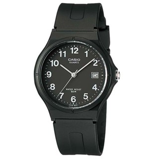 CASIO (MW-59-1B) 超薄簡約 日期顯示 50米防水指標錶