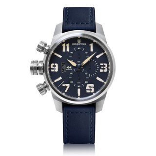 【elegantsis】愛樂時 JF48QS-陸海空ELJF48QS-OU06LC 48mm 現代鐘錶