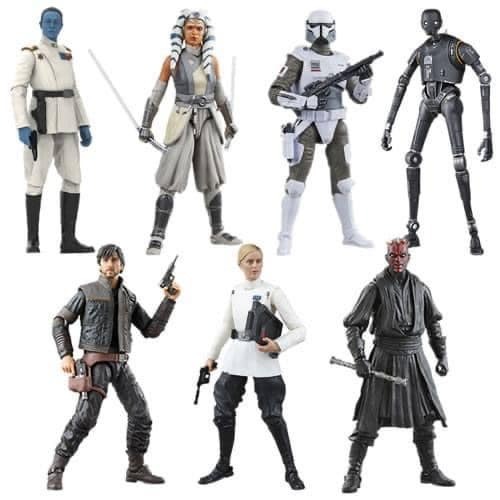 全新現貨 StarWars SW 星際大戰 6吋 黑標 S3 亞蘇卡影集 達斯魔 索龍元帥 7款 E89085MAT