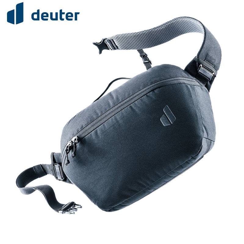 【Deuter 德國】Stroof 斜背包 黑 8L 肩背包 休閒背包 3800125