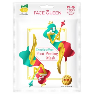 FaceQueen 神奇去角質雙效煥膚足膜1入【三友藥妝Tomod's】