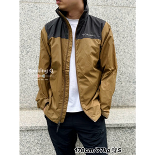 【BK】零碼L出清 Columbia 哥倫比亞 防風防水 男生風衣 薄風衣 風衣外套