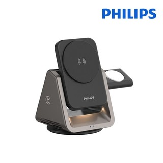 飛利浦 黑金剛 磁吸三合一 磁吸充電座 無線充電 DLK3540Q MagSafe磁吸 Philips