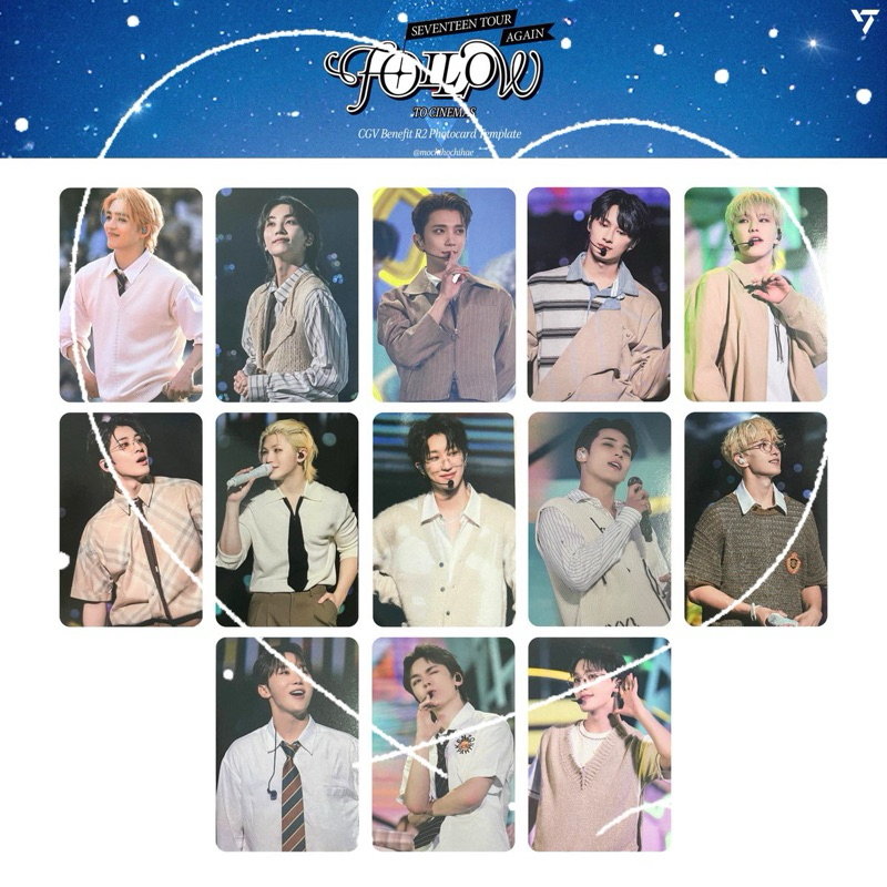 SEVENTEEN FOLLOW AGAIN TO CINEMAS 特典 韓国 SEVENTEEN FOLLOW AGAIN TO CINEMAS 韓国特典 SEVENTEEN FOLLOW AGAIN
