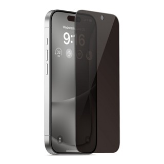 <elago> iPhone 16 Plus/Pro/Pro Max 防窺螢幕保護貼 全屏9H防爆玻璃貼 臺灣現貨