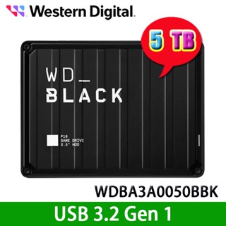 【MR3C】含稅附發票 WD威騰 黑標 5T 5TB P10 Game Drive 2.5吋電競行動硬碟