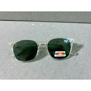 Lazy /高檔TR90彈性 特殊配色 透框墨綠偏光太陽眼鏡🕶️抗UV400