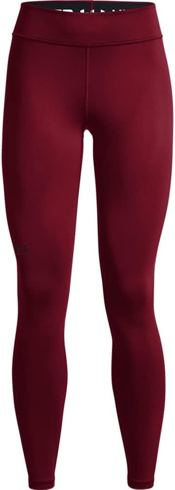 Under Armour Women's ColdGear Authentics Leggings - 深紅色(625)