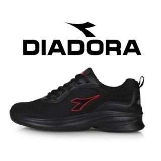 【DIADORA】男 輕量透氣 止滑 慢跑鞋 寬楦 夜間反光 黑紅(DA71288)(A104)