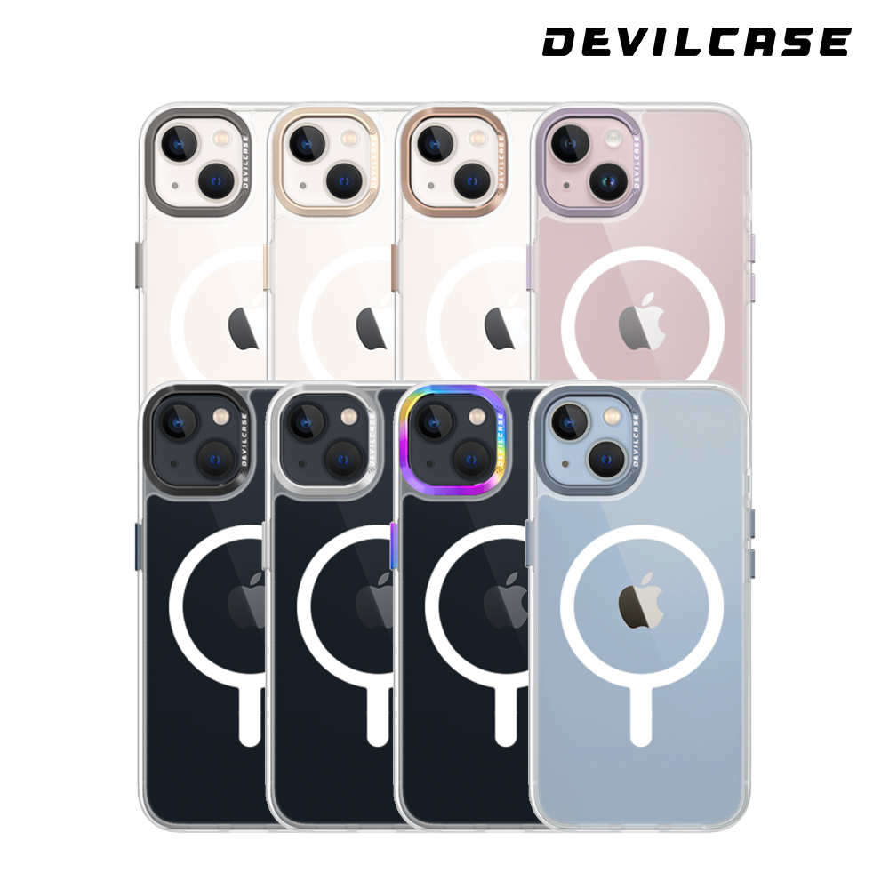 DEVILCASE iPhone 15 Plus 6.7吋 惡魔防摔殼 標準磁吸版 (透明 磁吸 手機殼 階梯款)
