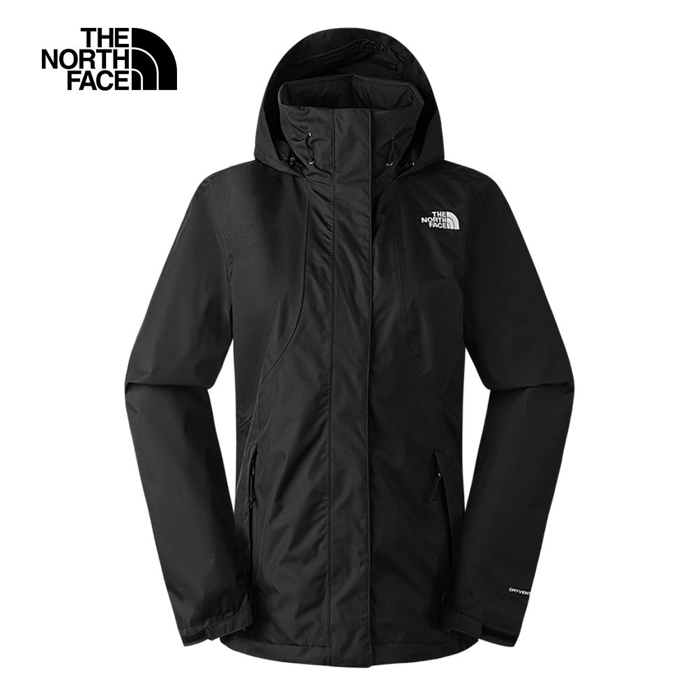 The North Face W MFO MOUNTAIN 女 防水透氣可調節收納連帽外套 NF0A88RTJK3 黑