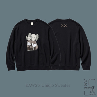 KAWS X UNIQLO UT 親子裝 衛衣 大學踢 黑 【Insane-21】