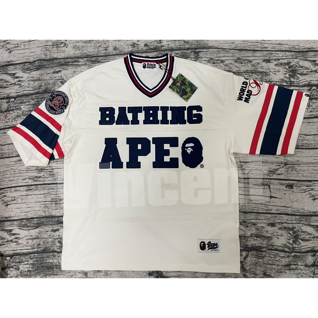 全新 現貨 BAPE 美式橄欖球球衣 FOOTBALL JERSEY