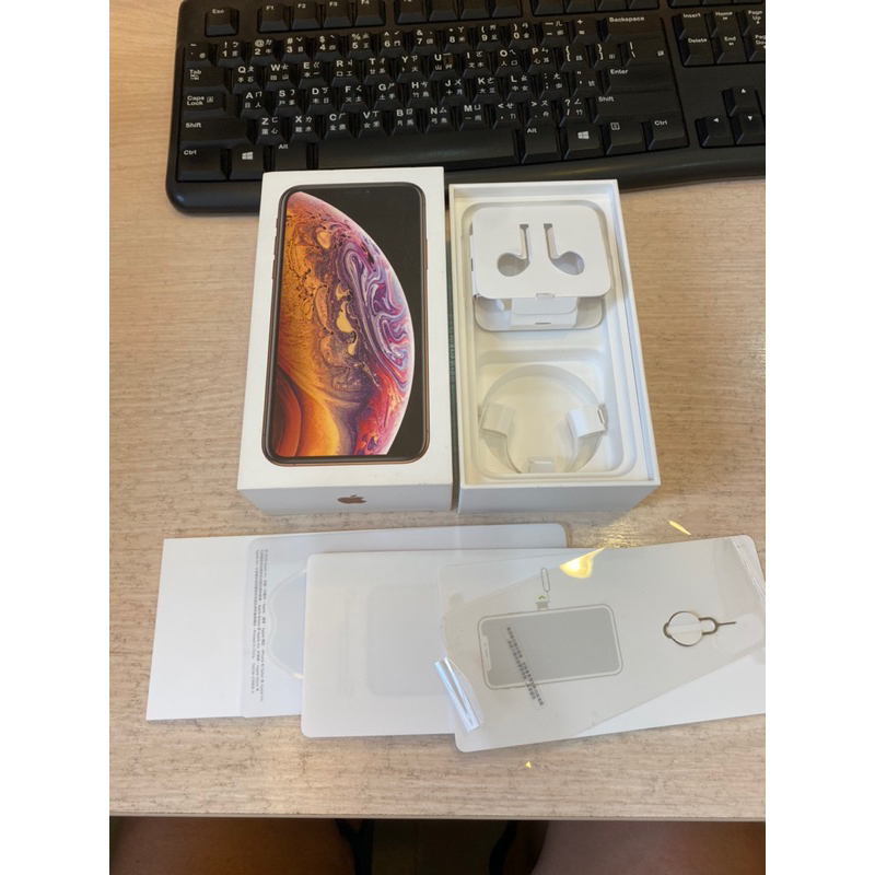 【現貨】Apple iPhone Xs Max 64GB 金色 手機 外紙盒  (內無手機請留意 只有外紙盒)