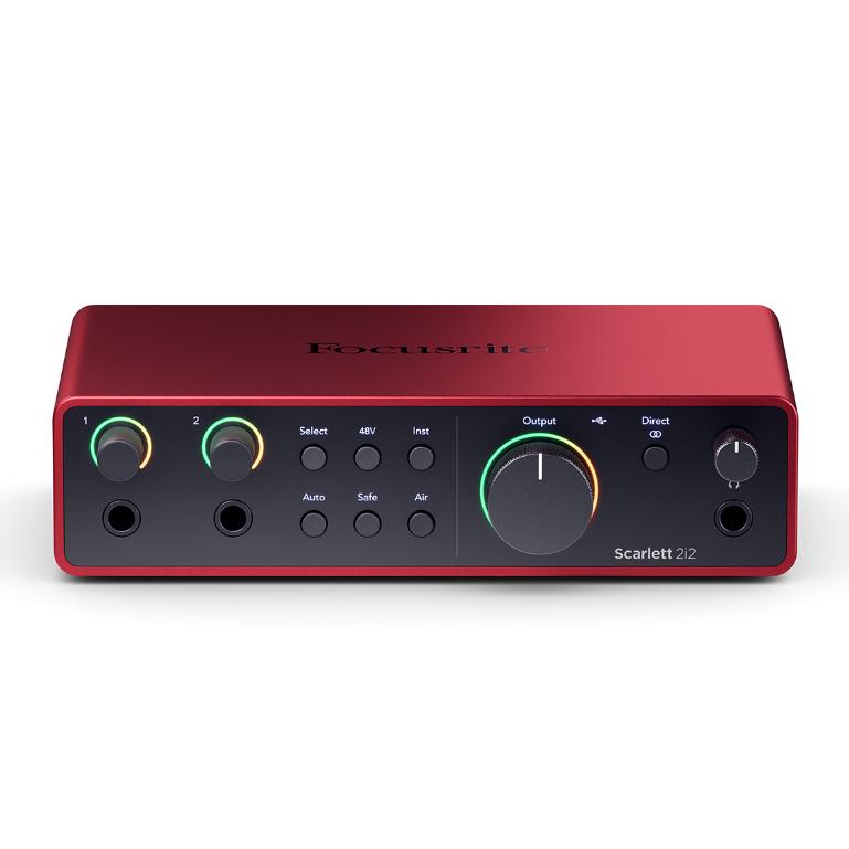 Focusrite Scarlett 4th Gen 第4代 2i2 錄音介面