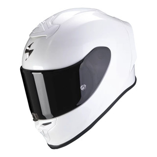 SCORPION EXO R1 EVO AIR SOILD PEARL WHITE 素色 白 全罩